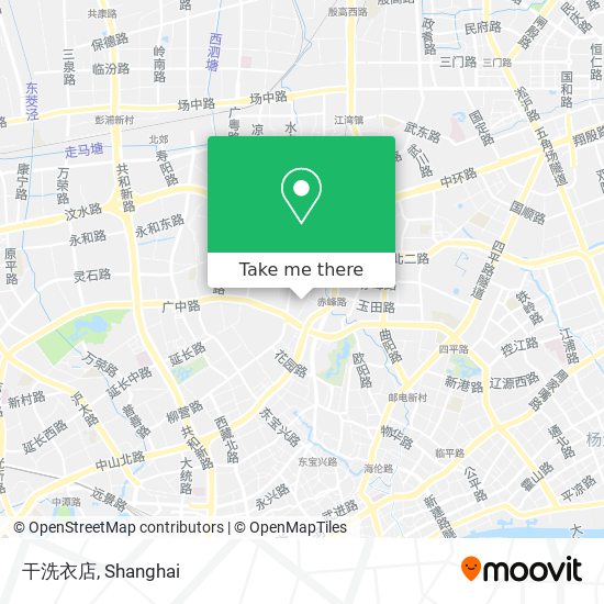 干洗衣店 map