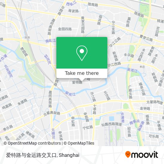 爱特路与金运路交叉口 map