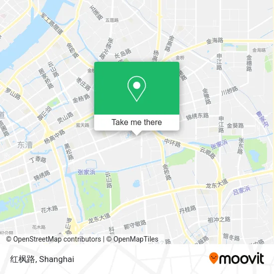 红枫路 map