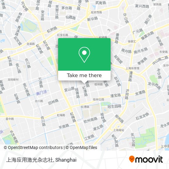 上海应用激光杂志社 map