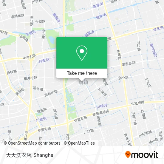 天天洗衣店 map