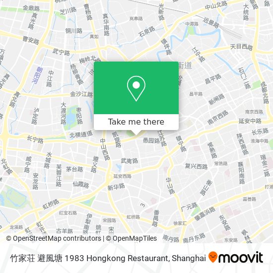 竹家荘 避風塘 1983 Hongkong Restaurant map