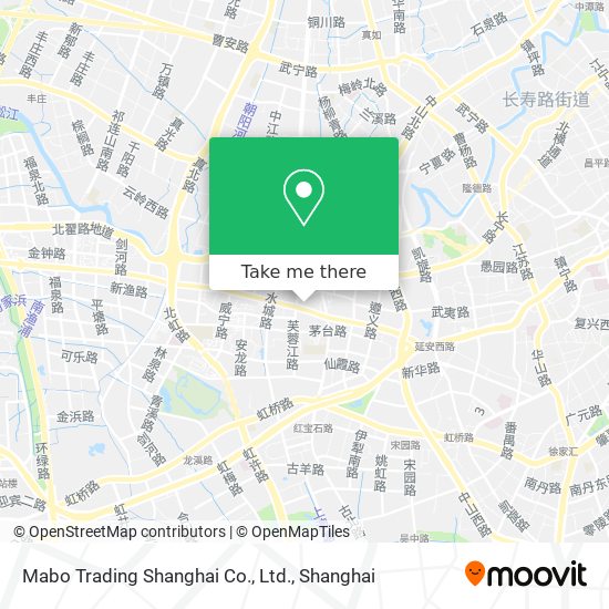 Mabo Trading Shanghai Co., Ltd. map