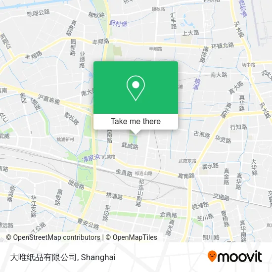 大唯纸品有限公司 map