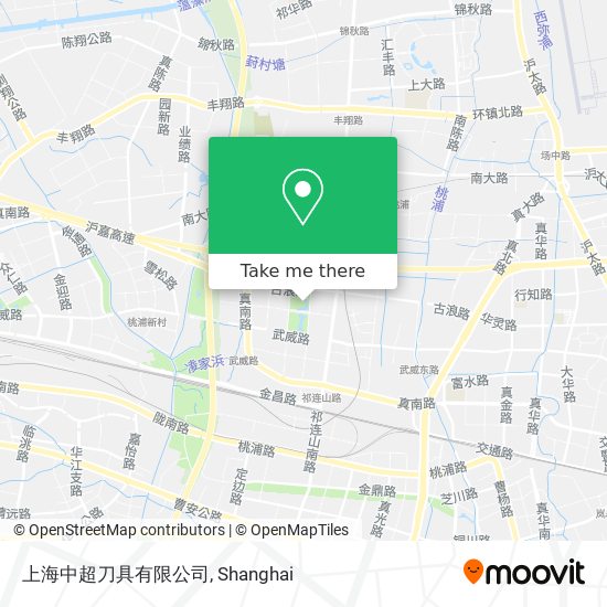 上海中超刀具有限公司 map