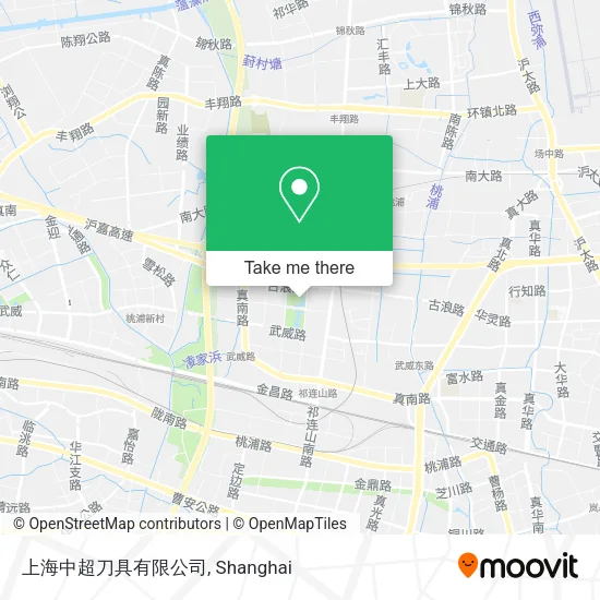 上海中超刀具有限公司 map
