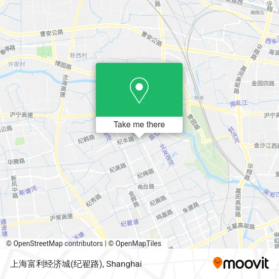 上海富利经济城(纪翟路) map