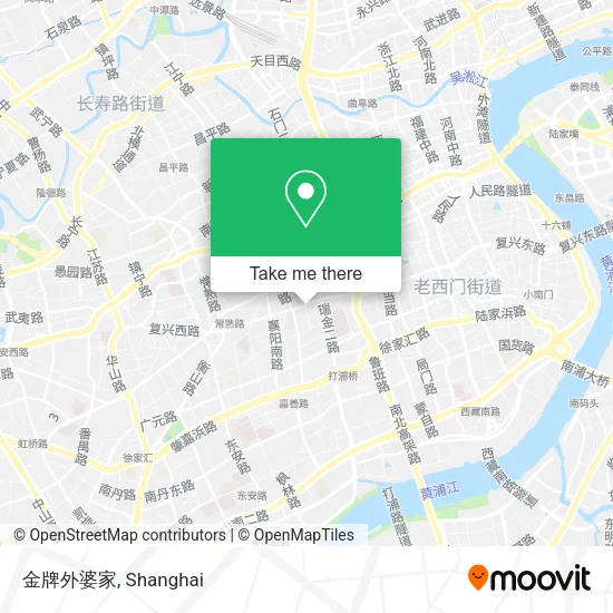 金牌外婆家 map