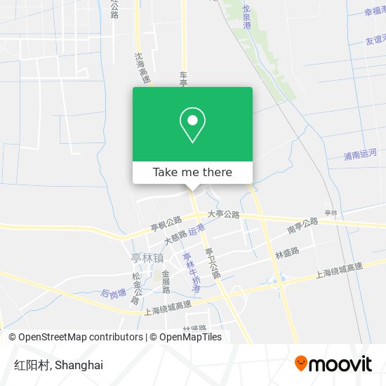 红阳村 map