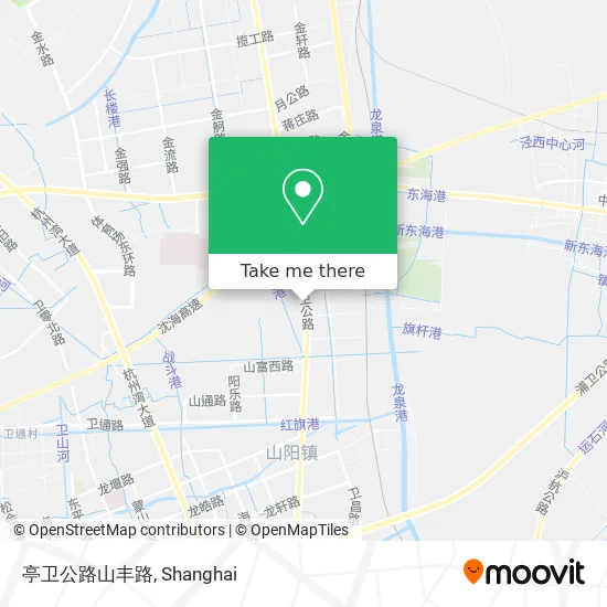 亭卫公路山丰路 map
