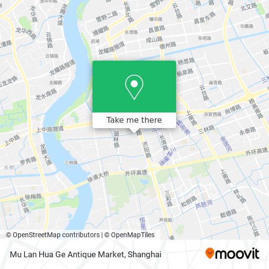 Mu Lan Hua Ge Antique Market map