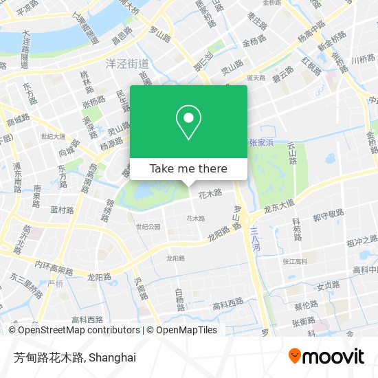 芳甸路花木路 map