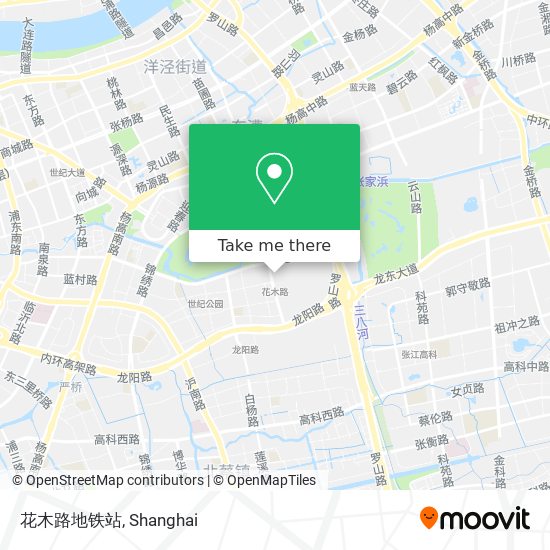 花木路地铁站 map