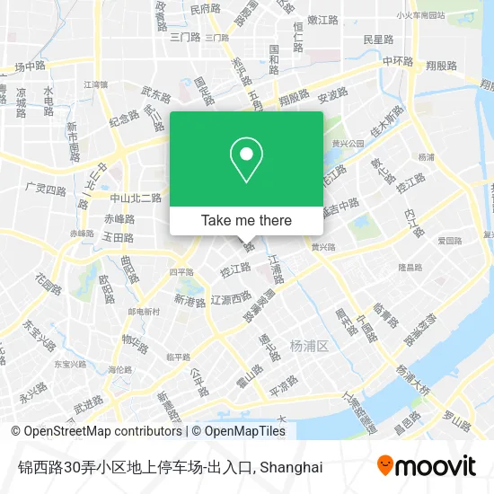 锦西路30弄小区地上停车场-出入口 map
