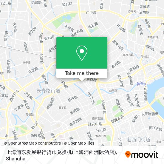 上海浦东发展银行货币兑换机(上海浦西洲际酒店) map