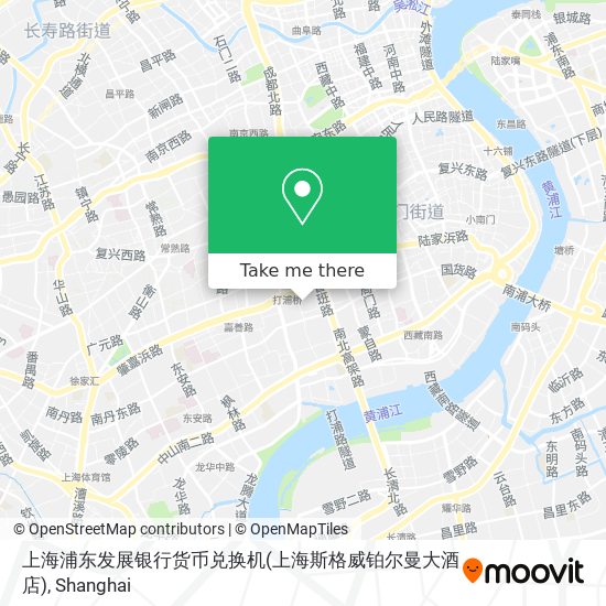 上海浦东发展银行货币兑换机(上海斯格威铂尔曼大酒店) map