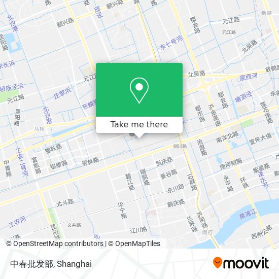中春批发部 map