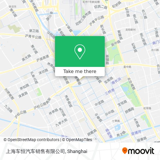 上海车恒汽车销售有限公司 map