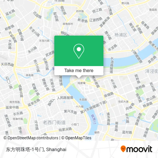 东方明珠塔-1号门 map
