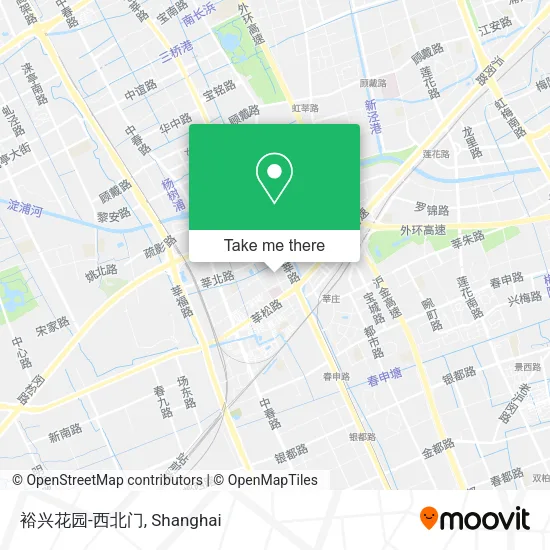 裕兴花园-西北门 map