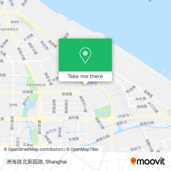 洲海路北新园路 map