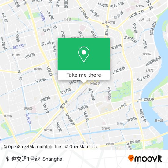 轨道交通1号线 map