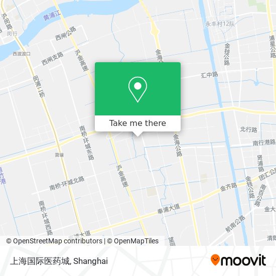 上海国际医药城 map