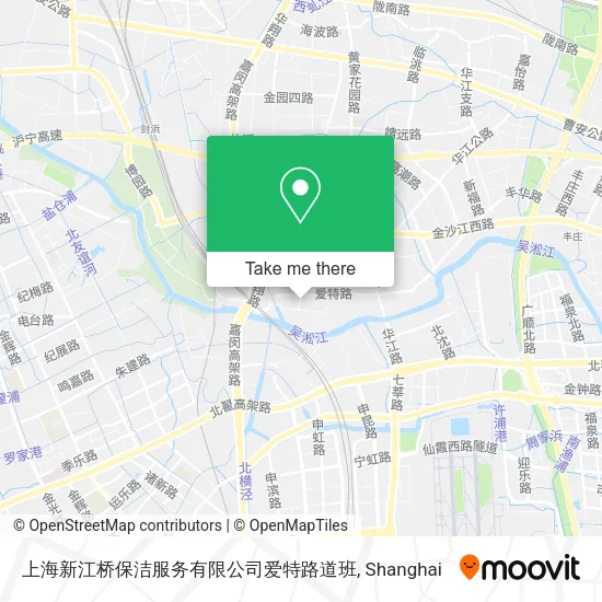 上海新江桥保洁服务有限公司爱特路道班 map