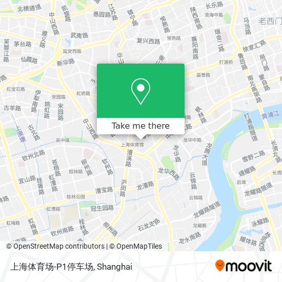 上海体育场-P1停车场 map