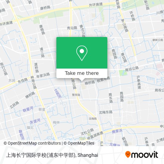 上海长宁国际学校(浦东中学部) map