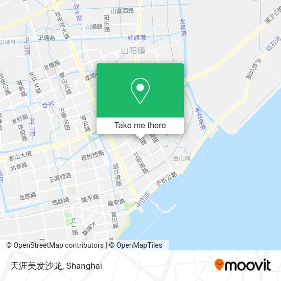 天涯美发沙龙 map