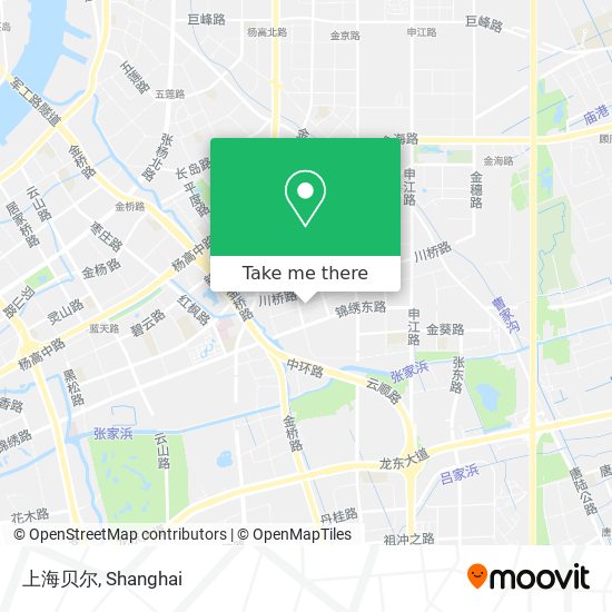 上海贝尔 map