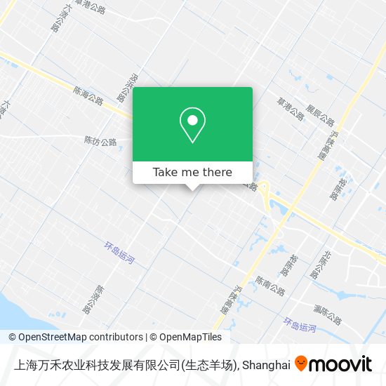 上海万禾农业科技发展有限公司(生态羊场) map