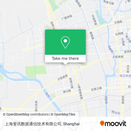 上海斐讯数据通信技术有限公司 map