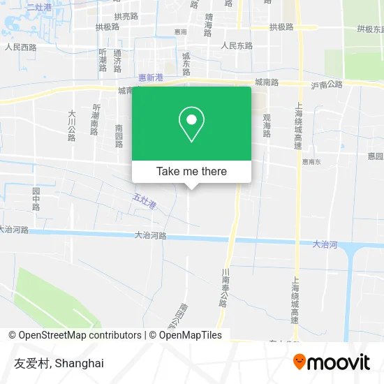 友爱村 map