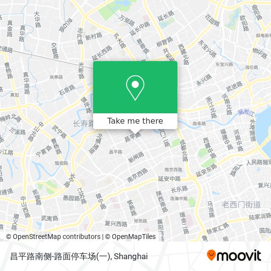 昌平路南侧-路面停车场(一) map