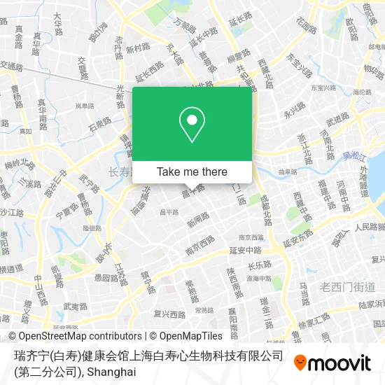 瑞齐宁(白寿)健康会馆上海白寿心生物科技有限公司(第二分公司) map