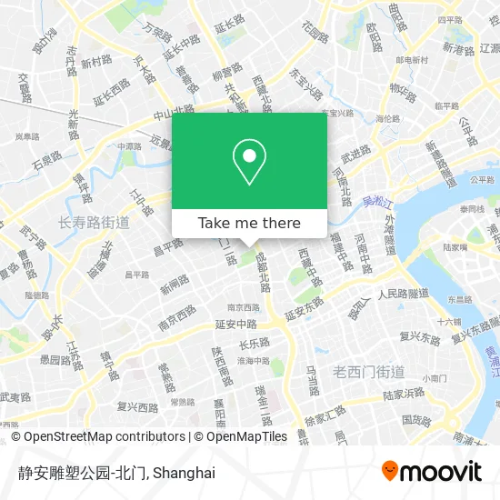 静安雕塑公园-北门 map