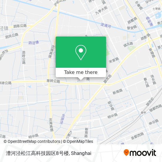 漕河泾松江高科技园区8号楼 map