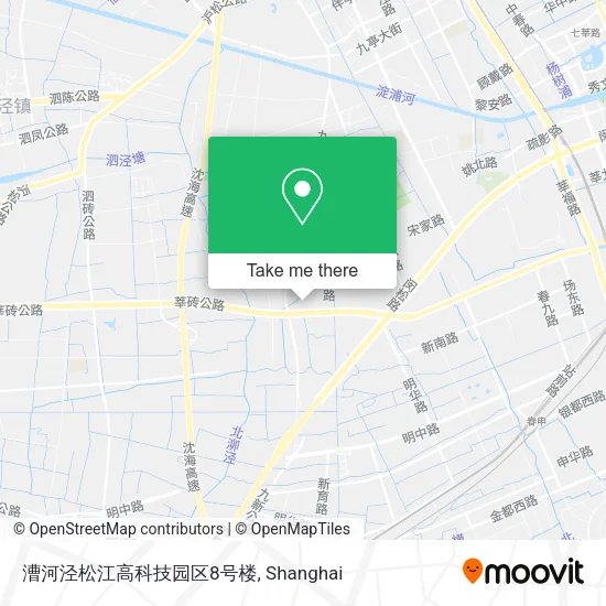 漕河泾松江高科技园区8号楼 map