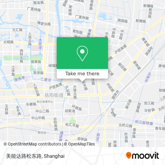 美能达路松东路 map