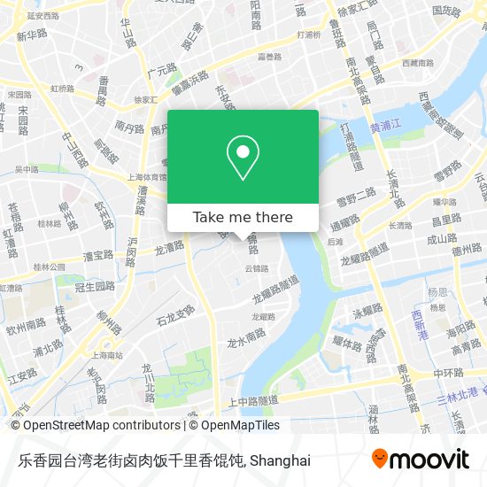 乐香园台湾老街卤肉饭千里香馄饨 map