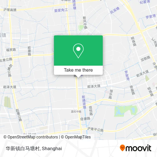 华新镇白马塘村 map