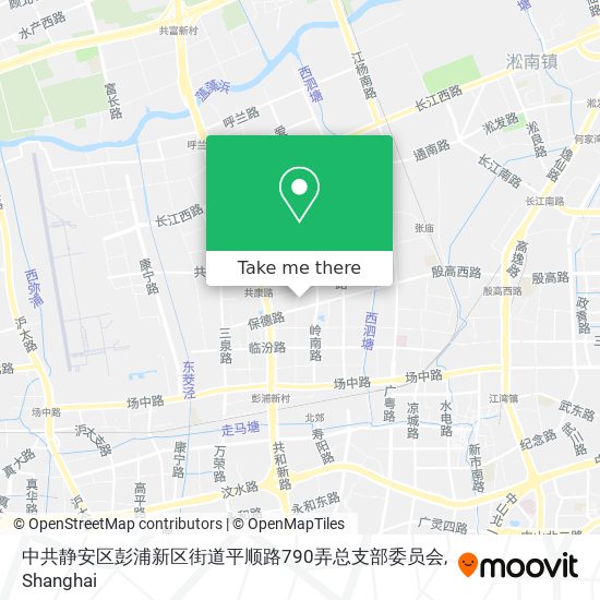 中共静安区彭浦新区街道平顺路790弄总支部委员会 map