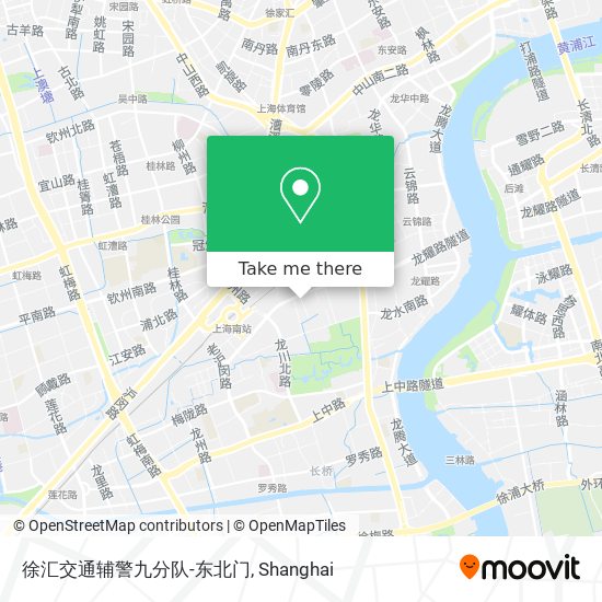 徐汇交通辅警九分队-东北门 map