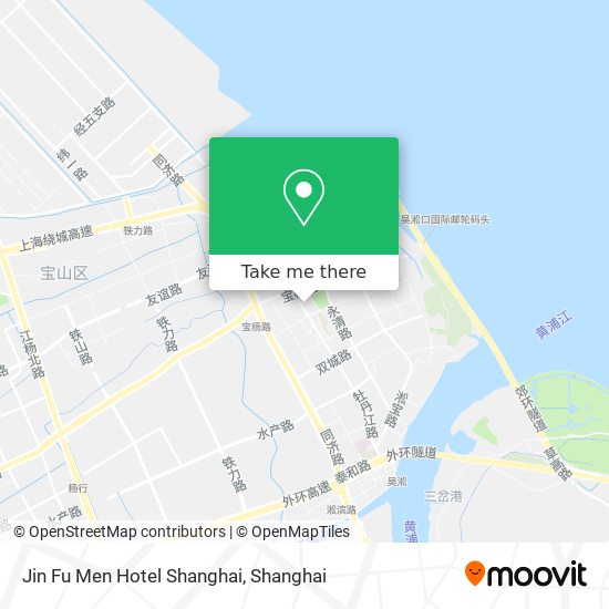 Jin Fu Men Hotel Shanghai map