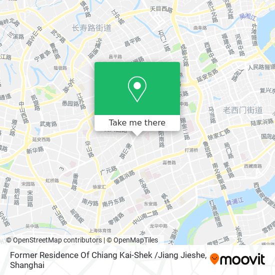 Former Residence Of Chiang Kai-Shek /Jiang Jieshe map