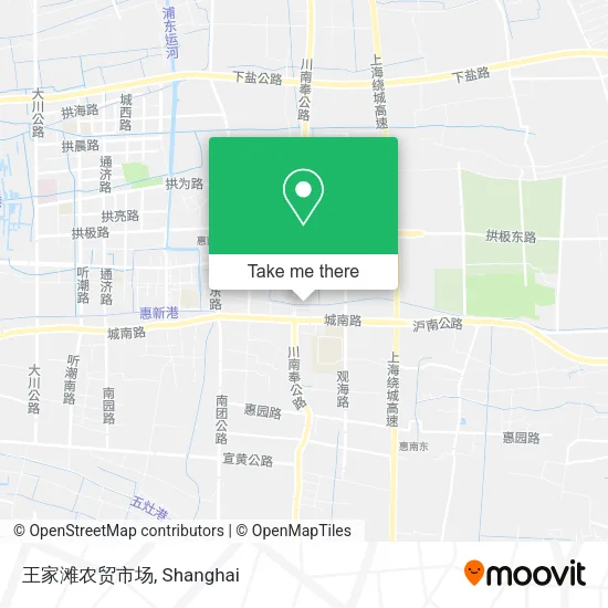 王家滩农贸市场 map