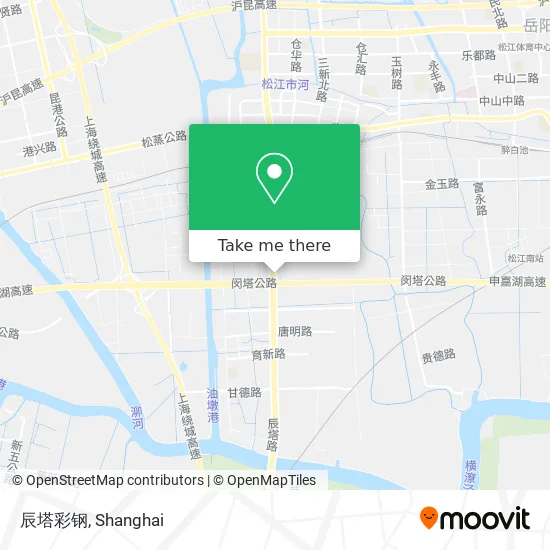 辰塔彩钢 map