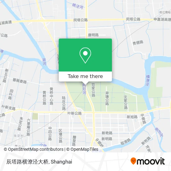 辰塔路横潦泾大桥 map